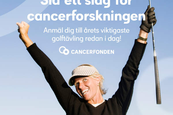 Ett slag för Cancerfonden 14/6 – spela golf för en god sak